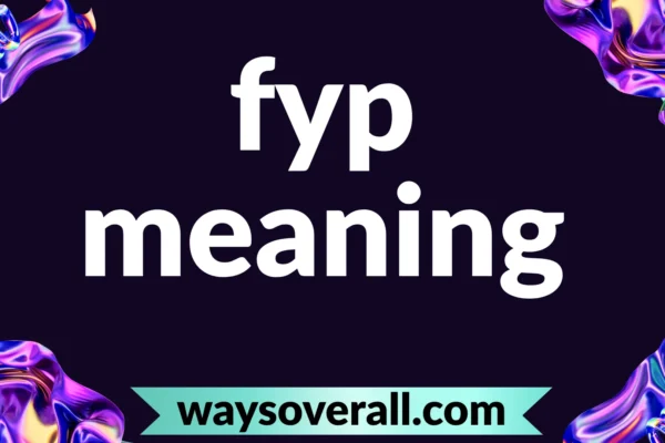 fyp meaning