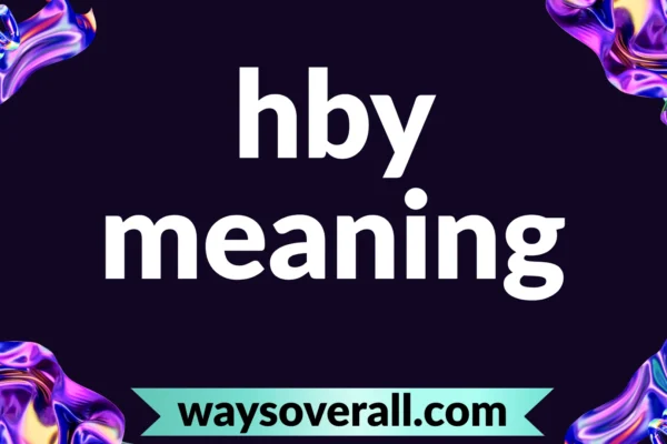hby meaning
