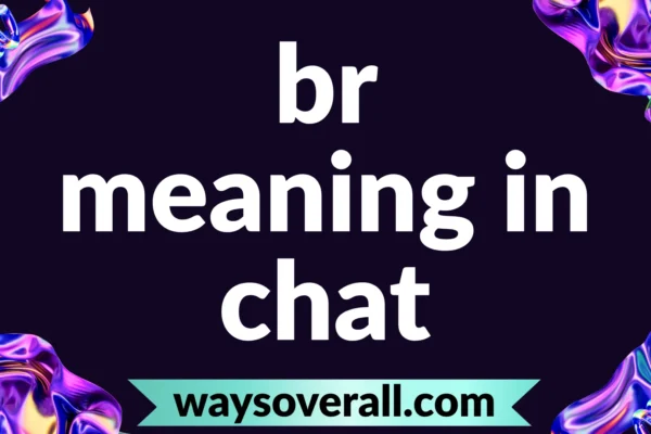 br meaning in chat