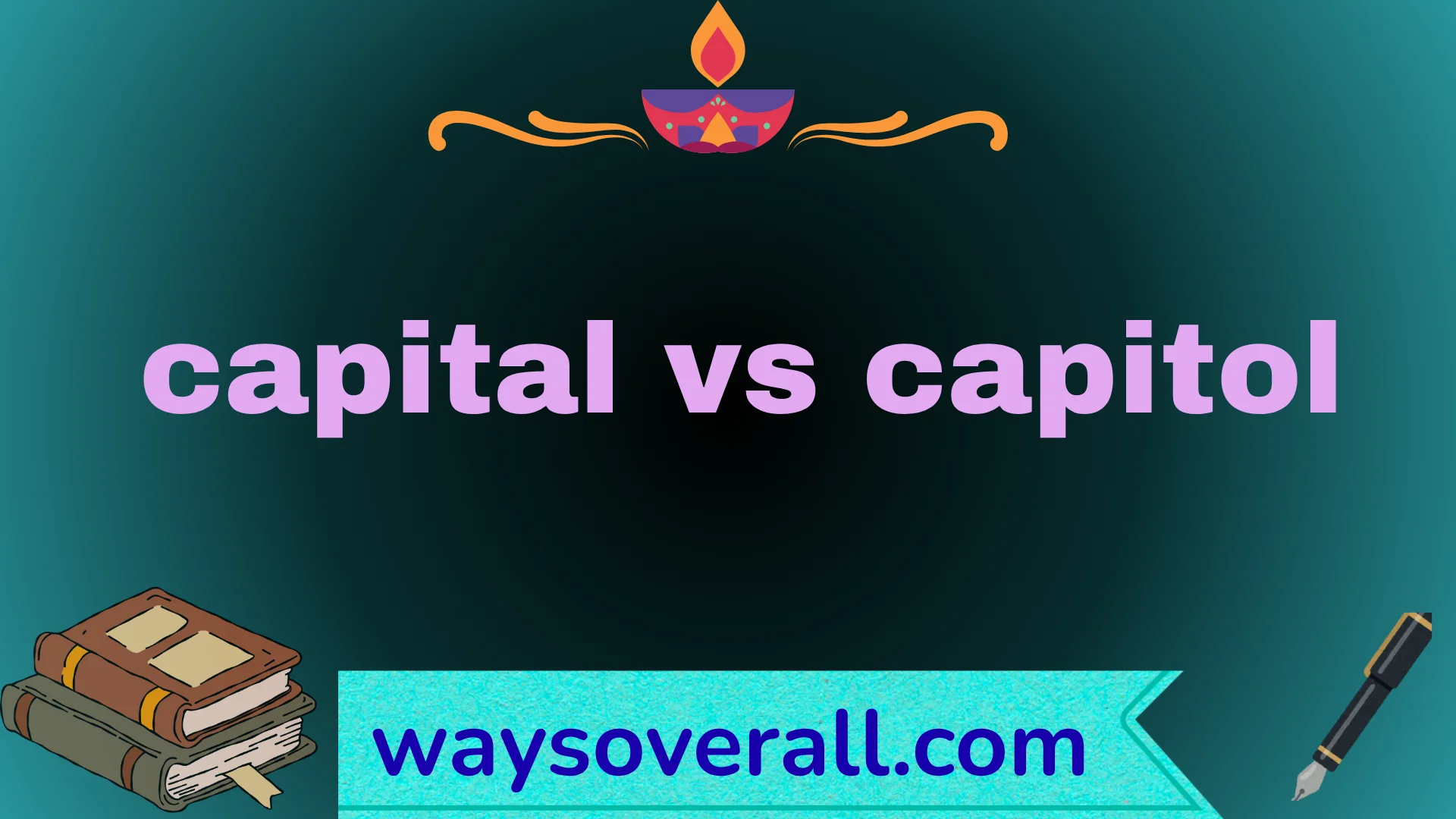 capital vs capitol