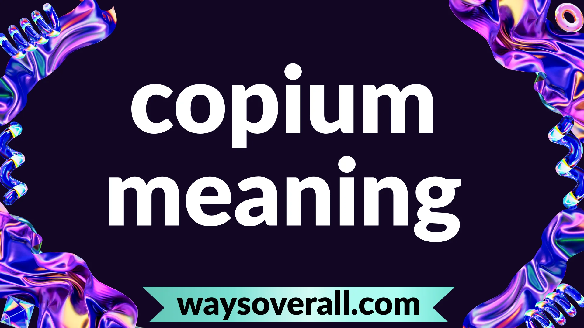 copium meaning