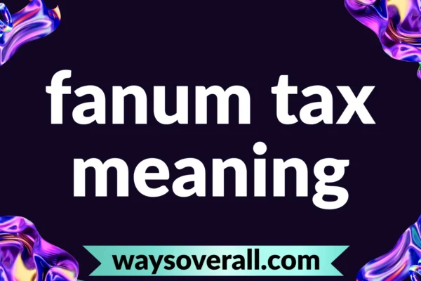 fanum tax meaning