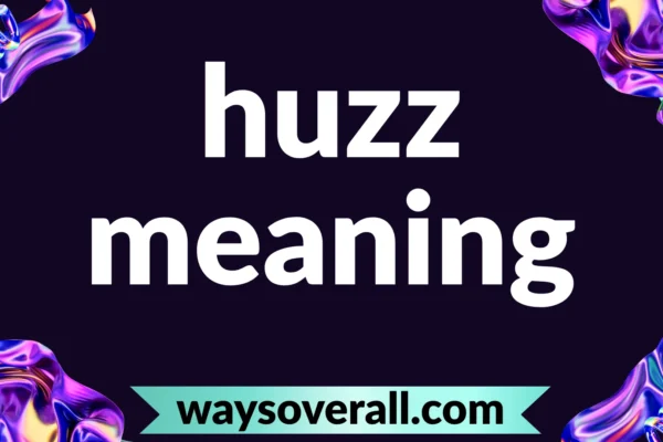 huzz meaning