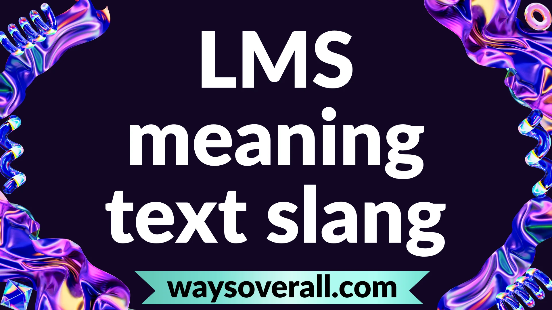 lms meaning text slang