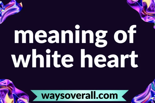 meaning of white heart