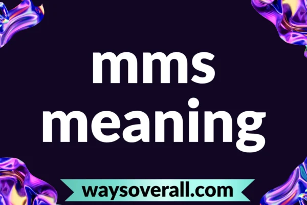mms meaning