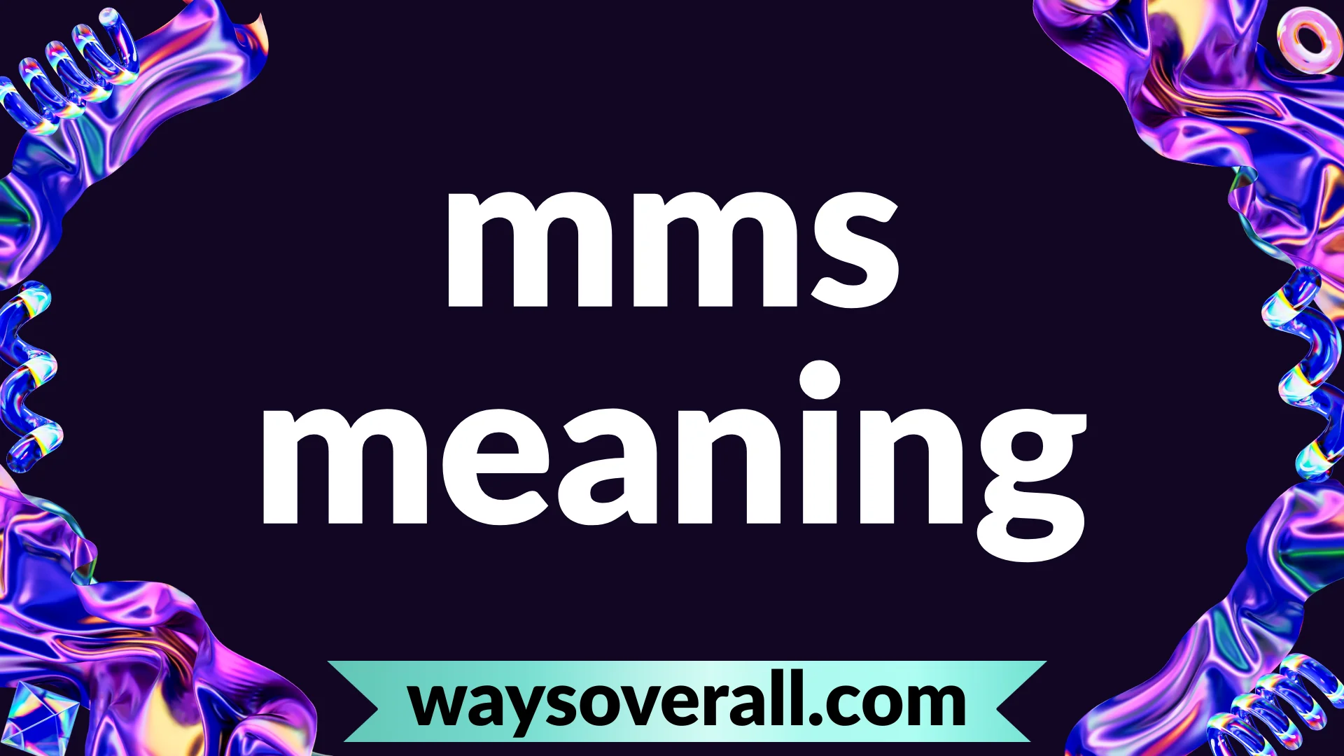 mms meaning