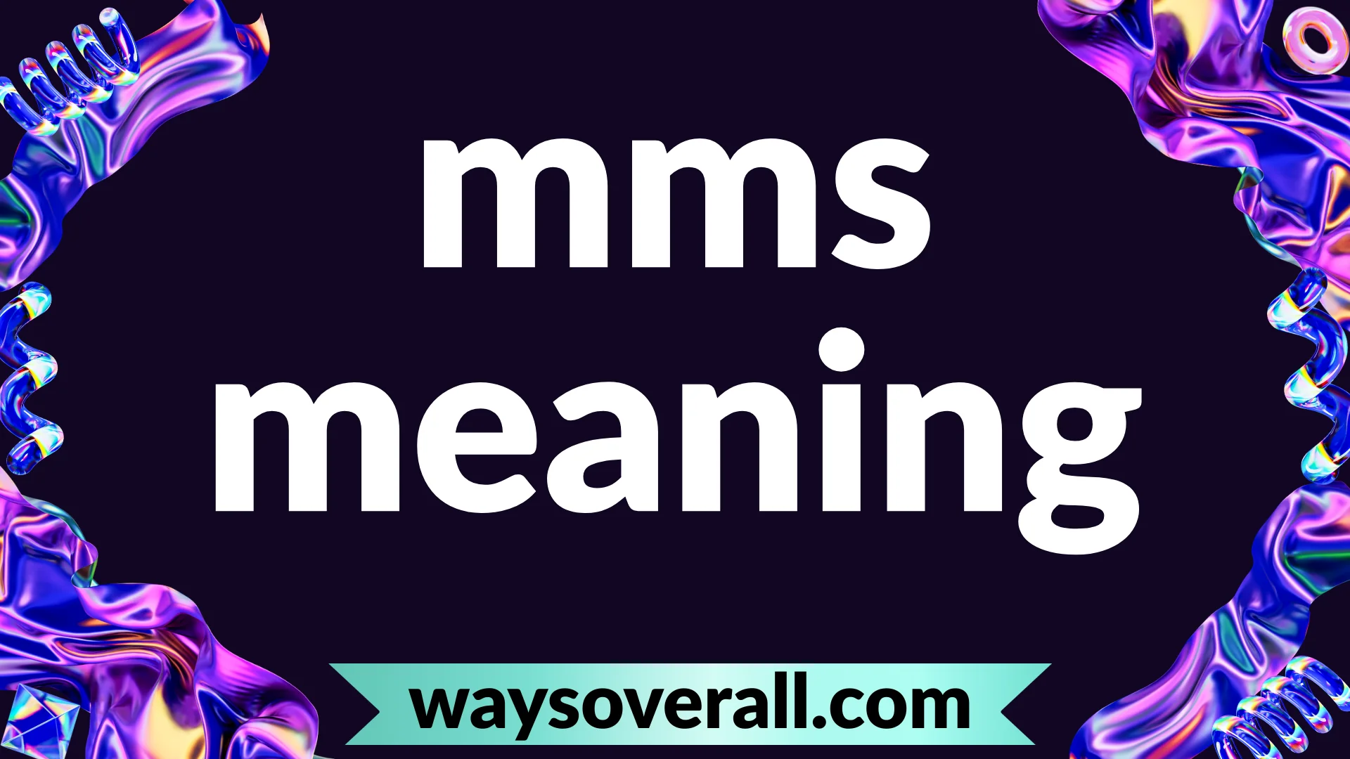 mms meaning