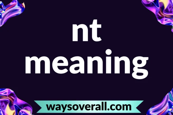 nt meaning