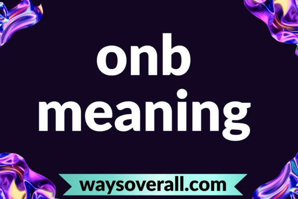 onb meaning