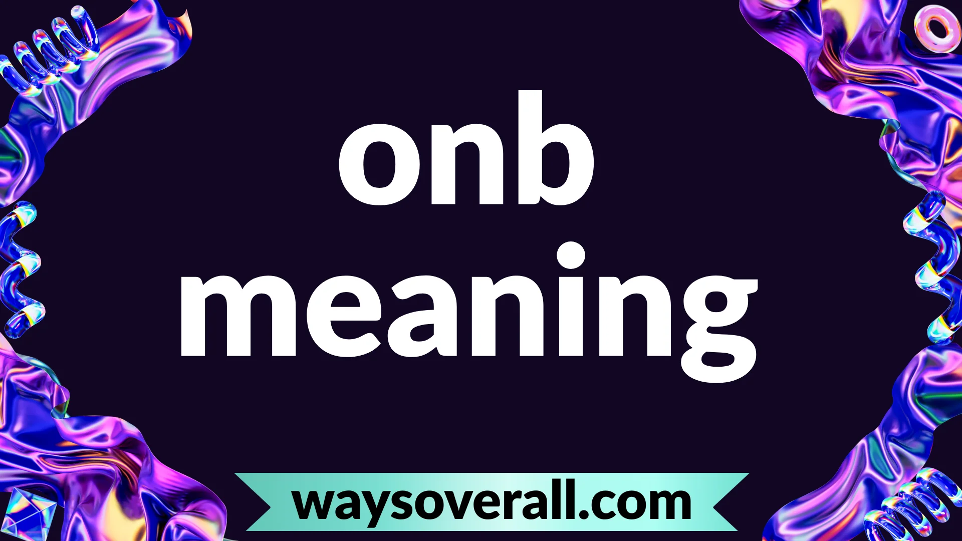 onb meaning