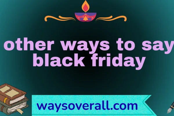 other ways to say black friday