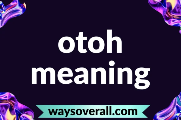 otoh meaning