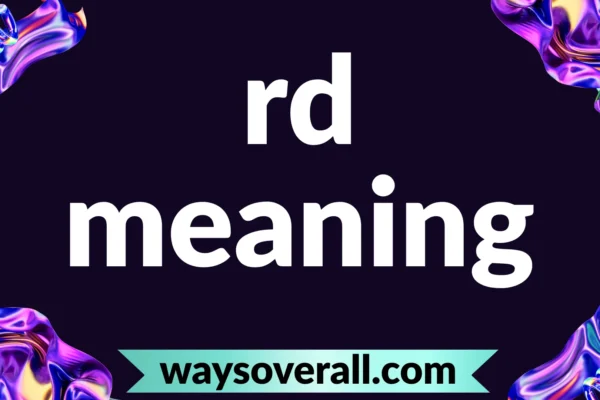 rd meaning