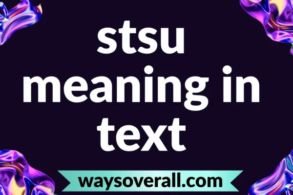 stsu meaning in text