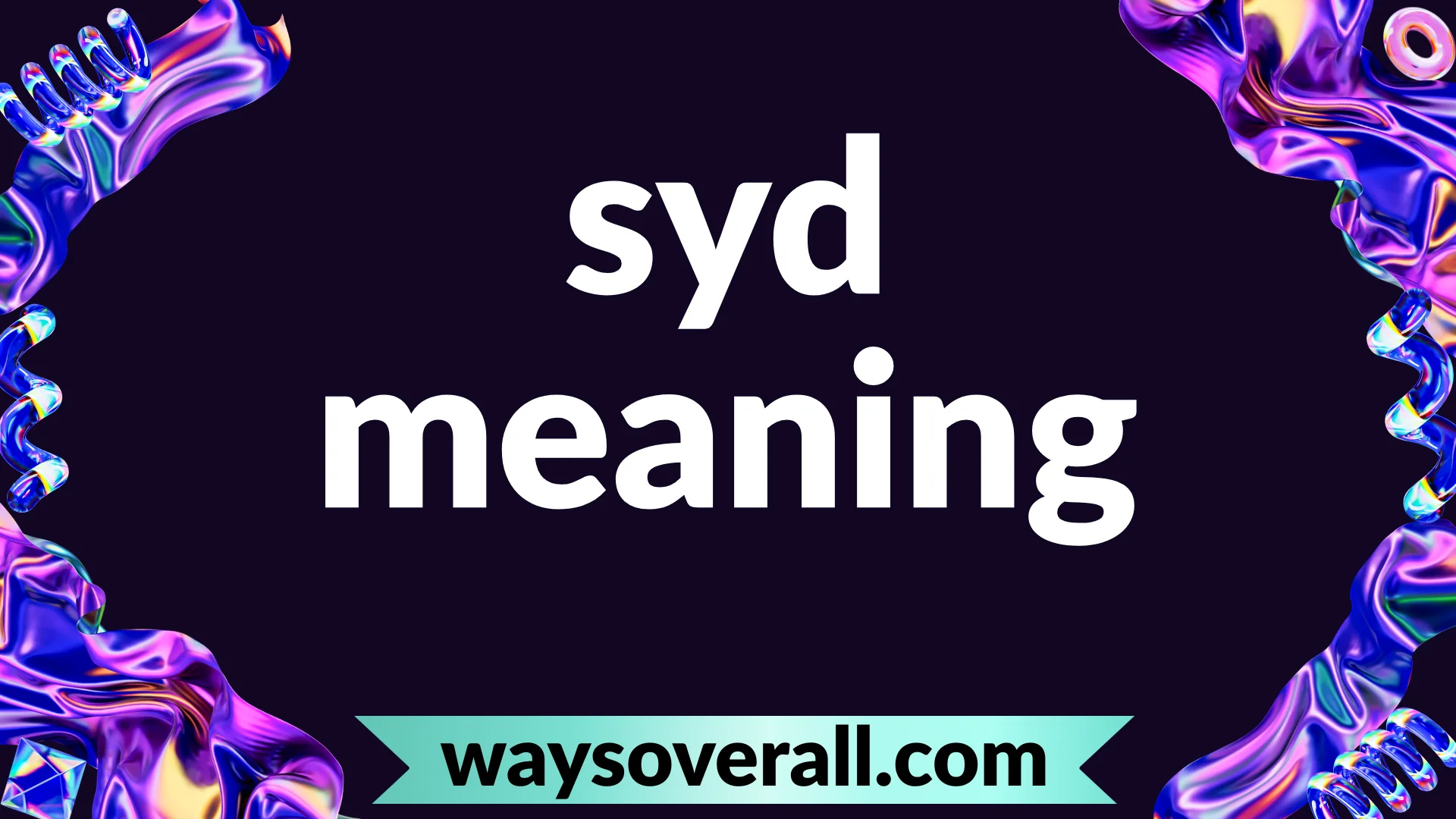 syd meaning