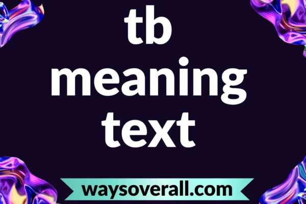 tb meaning text
