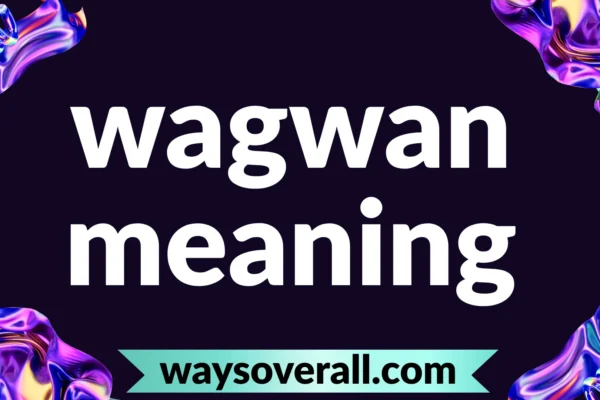 wagwan meaning