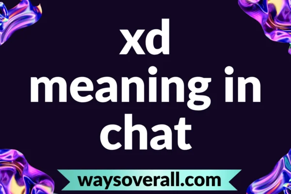 xd meaning in chat
