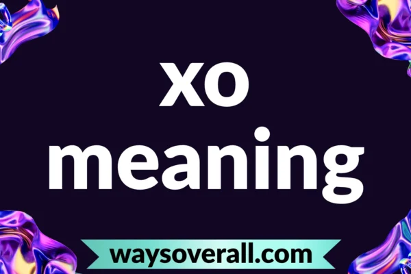 xo meaning