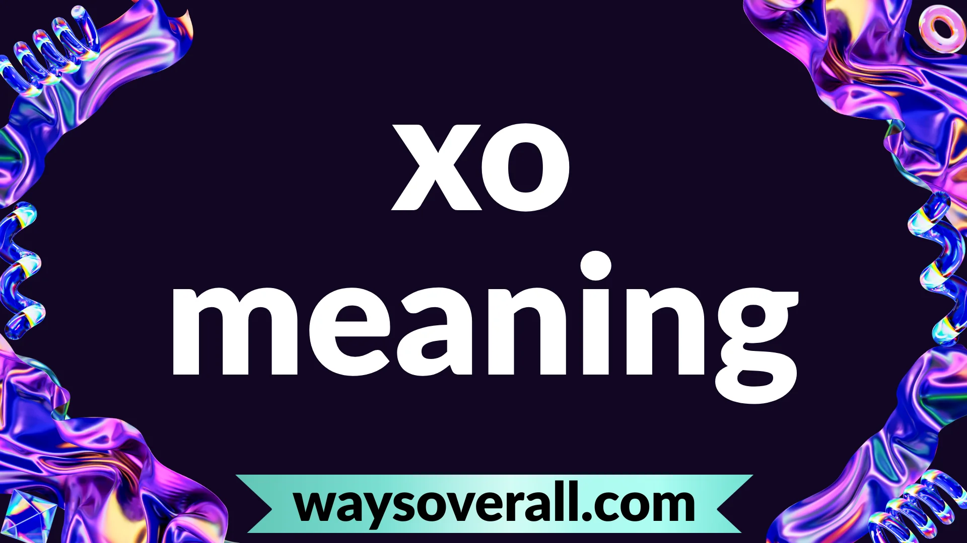 xo meaning