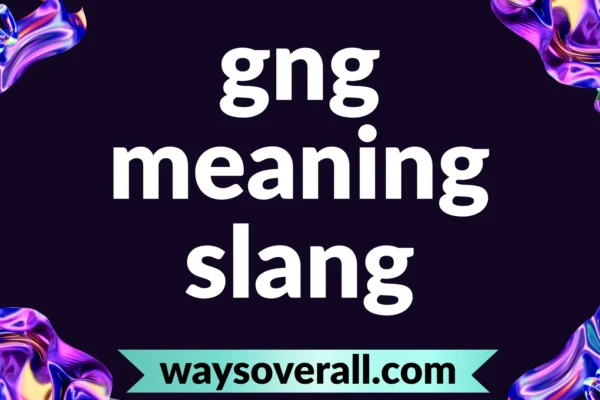 gng meaning slang
