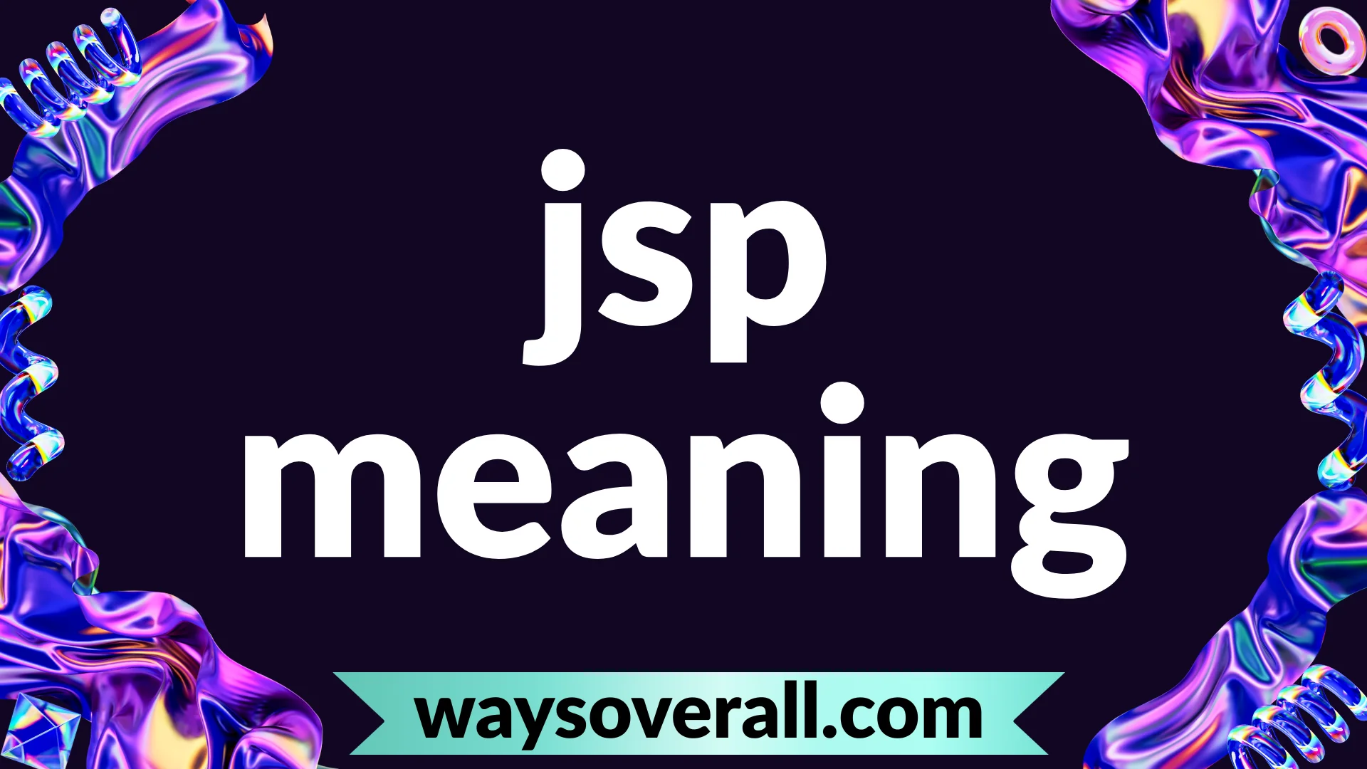 jsp meaning