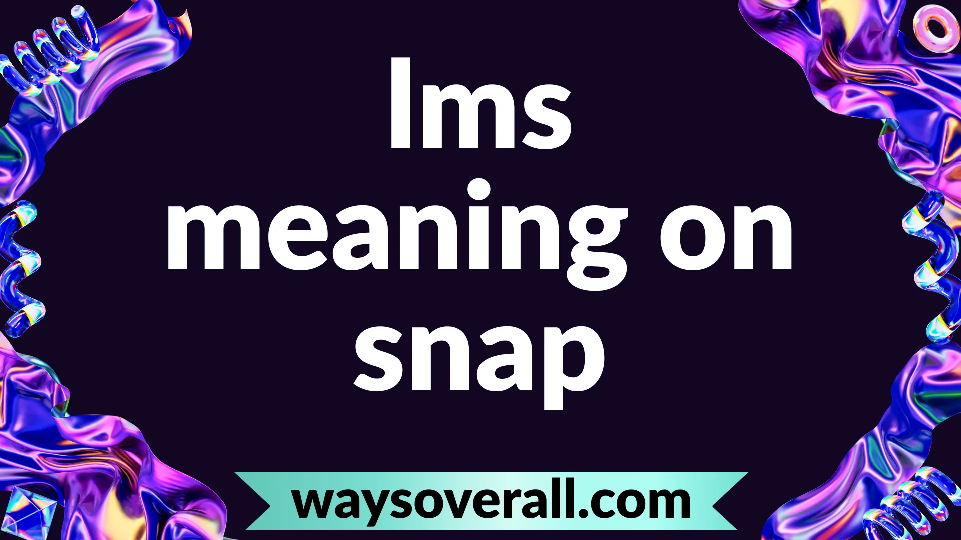 lms meaning on snap