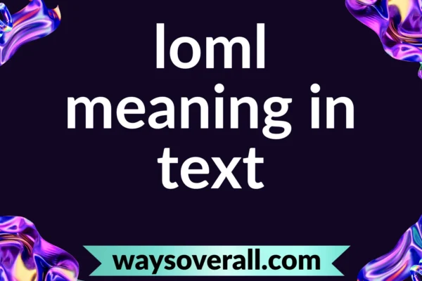 loml meaning in text