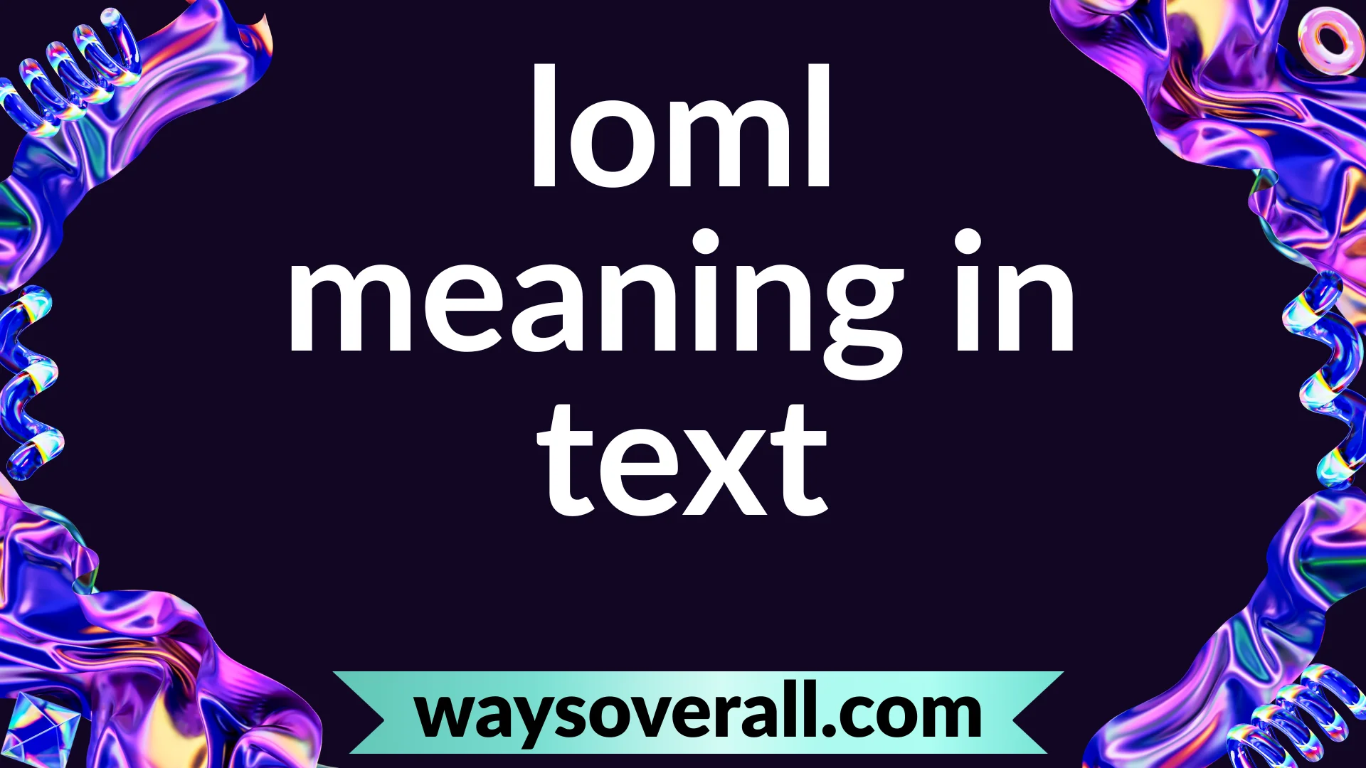 loml meaning in text