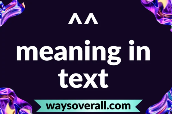 ^^ meaning in text