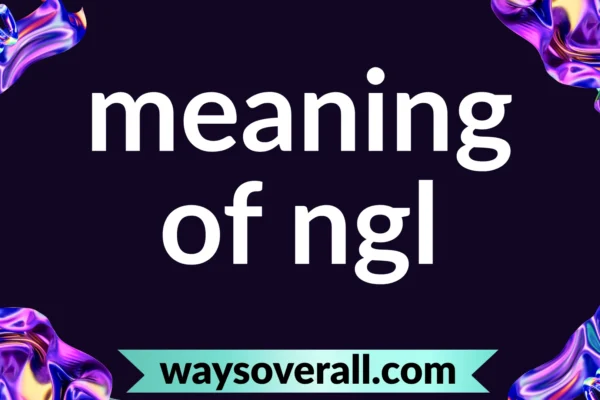 meaning of ngl