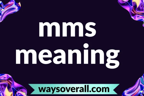 mms meaning