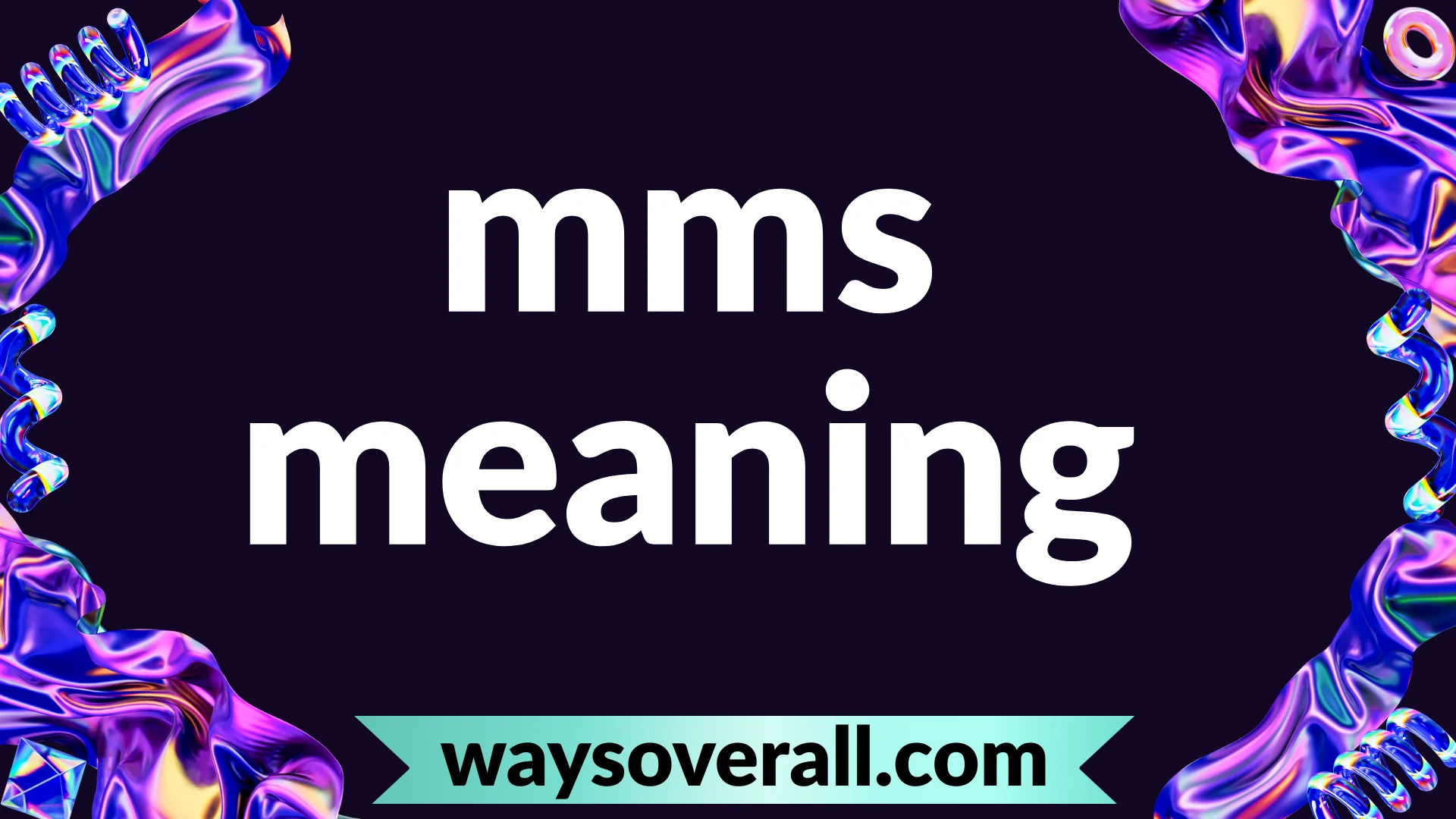 mms meaning