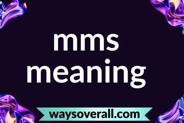 mms meaning