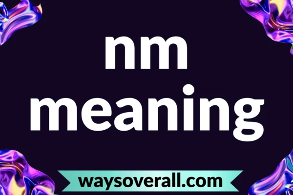 nm meaning