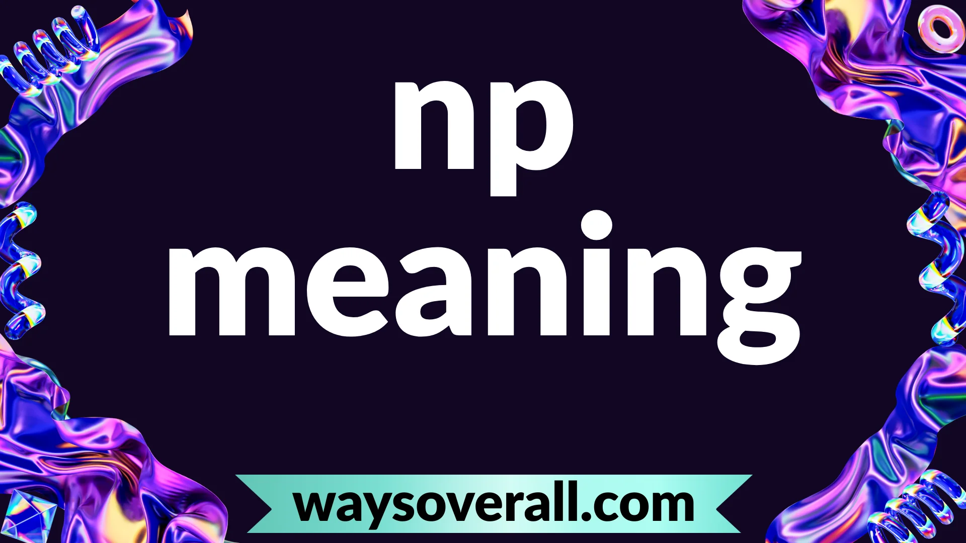 np meaning