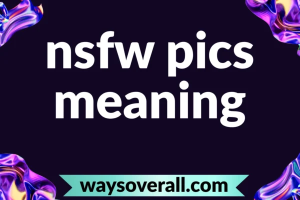 nsfw pics meaning