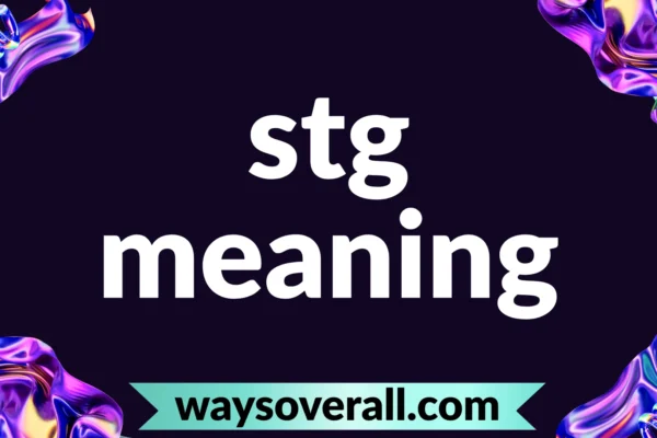 stg meaning
