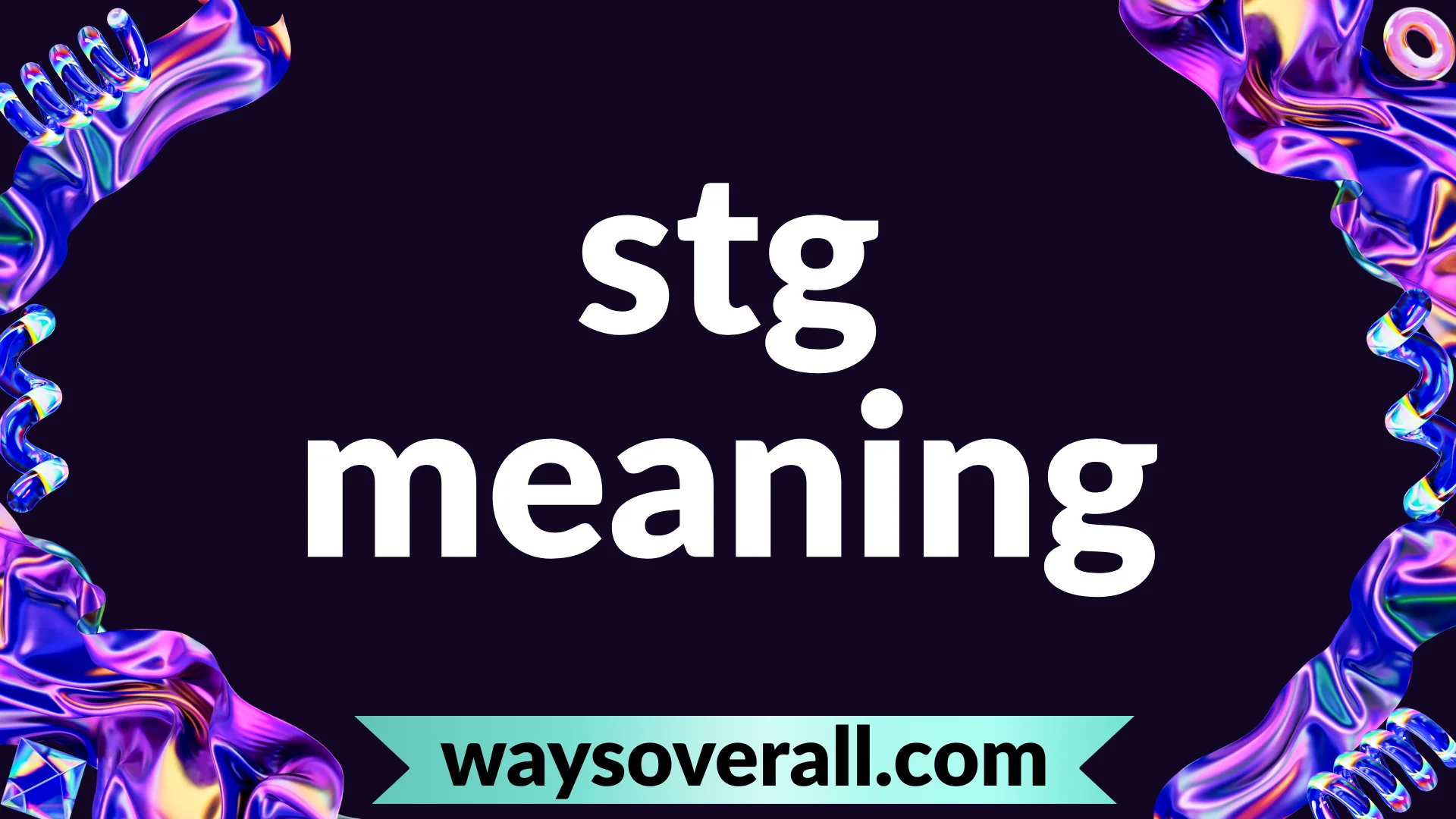stg meaning