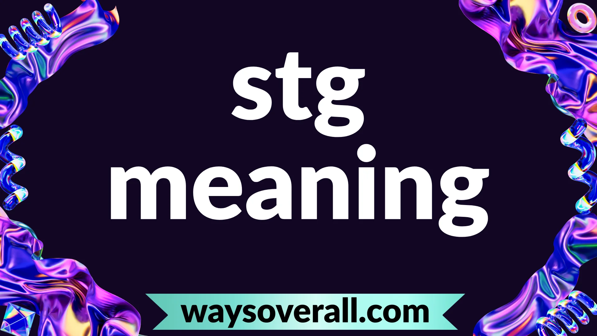 stg meaning