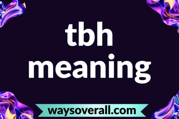tbh meaning