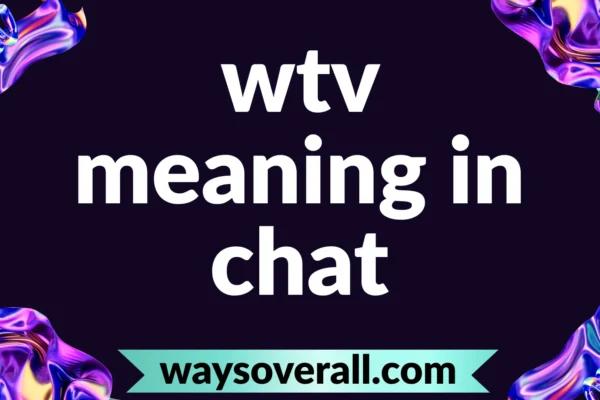 wtv meaning in chat