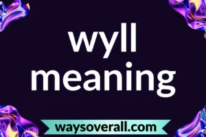 wyll meaning