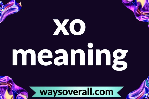 xo meaning