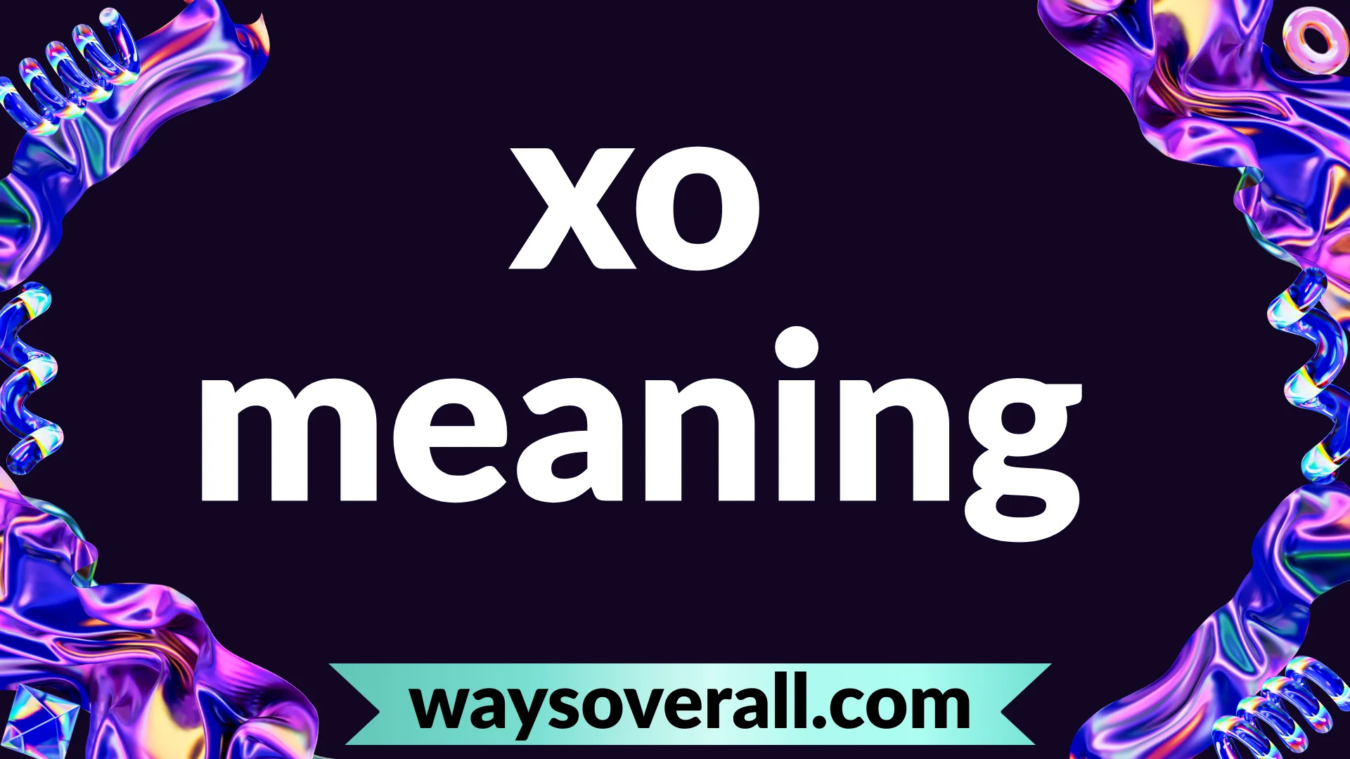 xo meaning