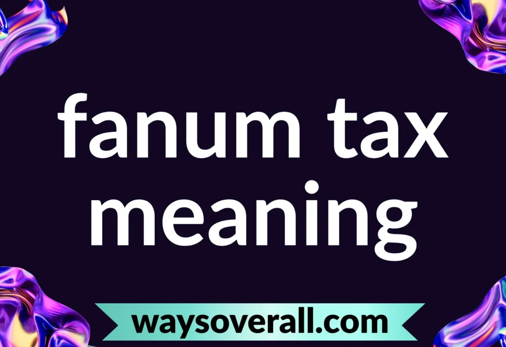 fanum tax meaning