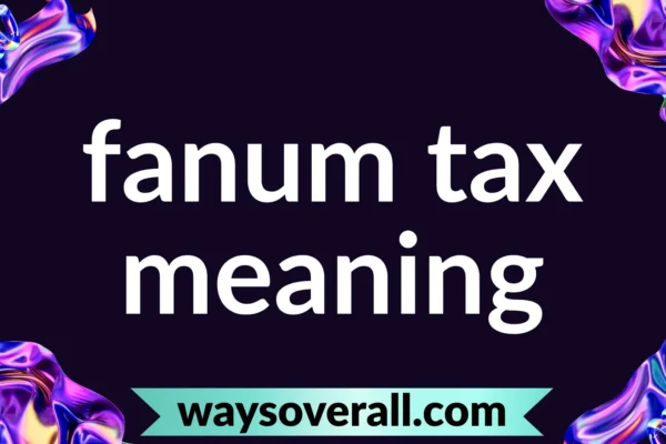 fanum tax meaning