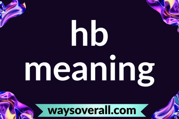 hb meaning