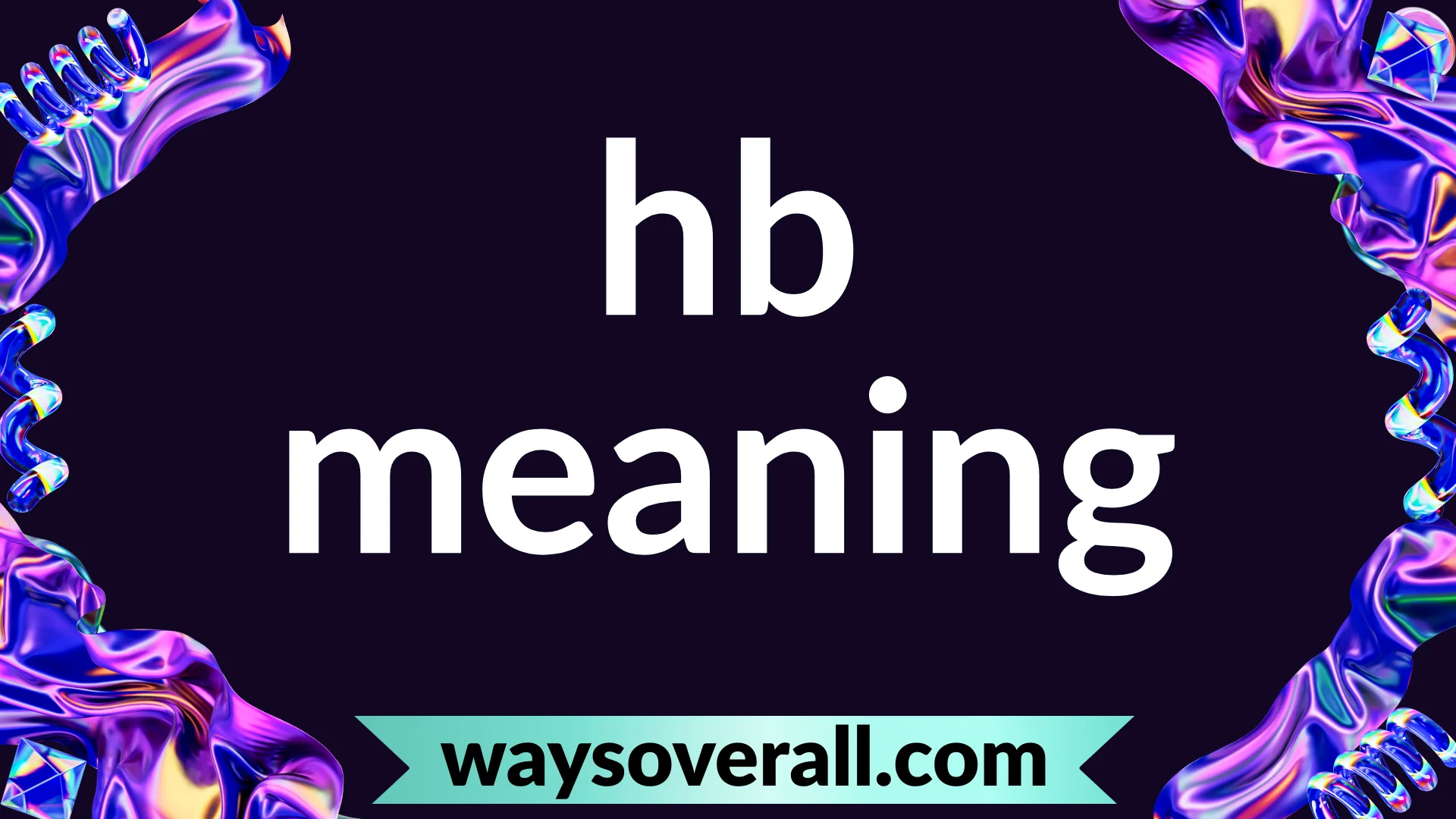 hb meaning
